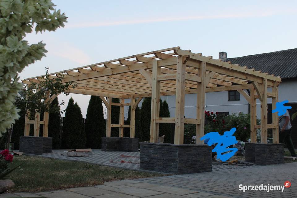 Pergola ogrodowa altana zadaszenie na taras lubelskie Zamość