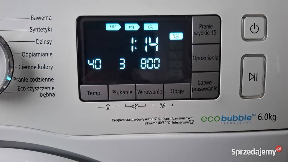 Pralka Samsung WF60F4E3W2W Sosnowiec