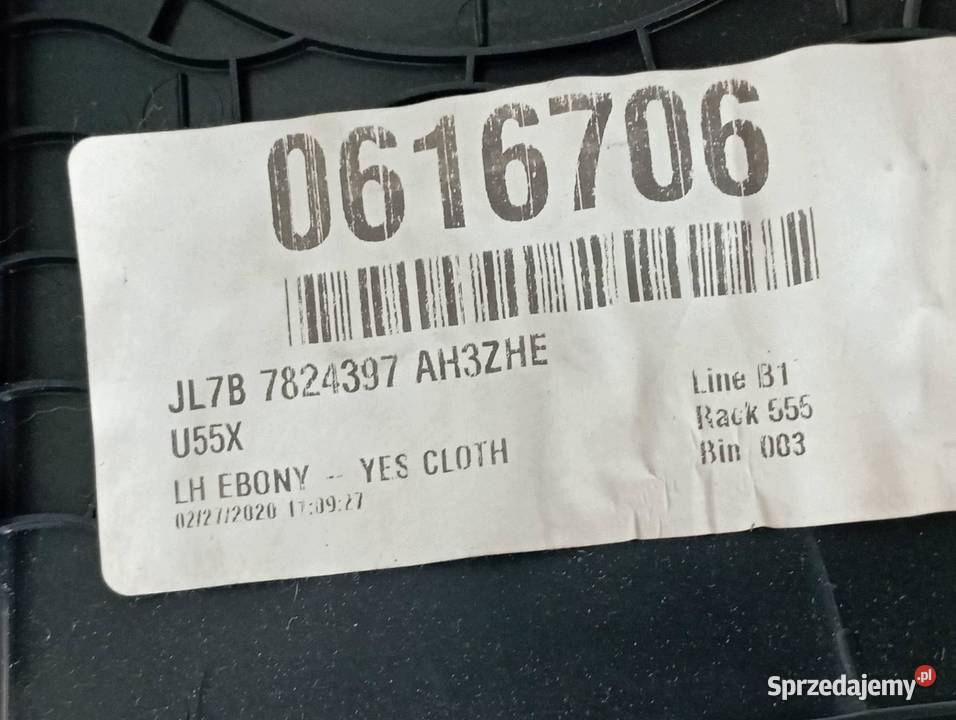 OSŁONA SŁUPKA LEWA KOMPLET JL7B7824397AH Rok produkcji 2021