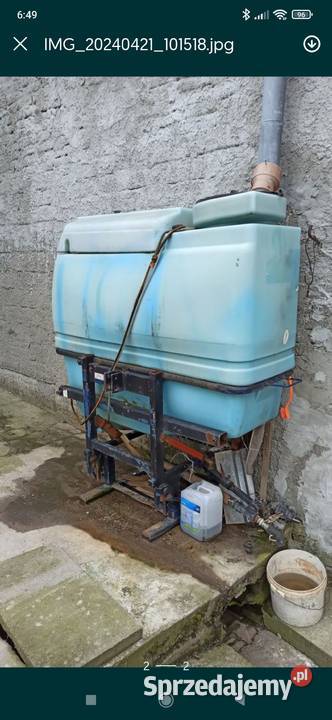 Zbiornik opryskiwacza sieger beczka 1000l z rama Racibórz sprzedam