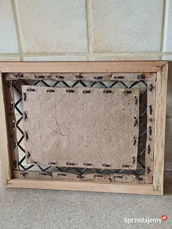 vintage obrazek ze skóry małopolskie sprzedam