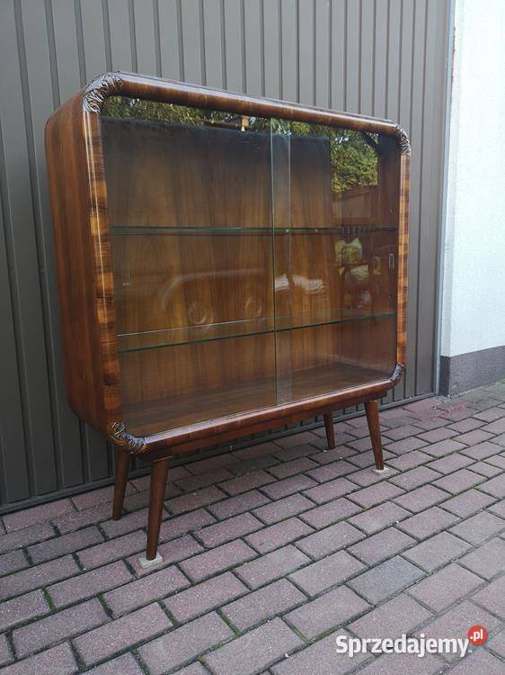 Witryna Biblioteka Serwantka ARTDECO Orzech