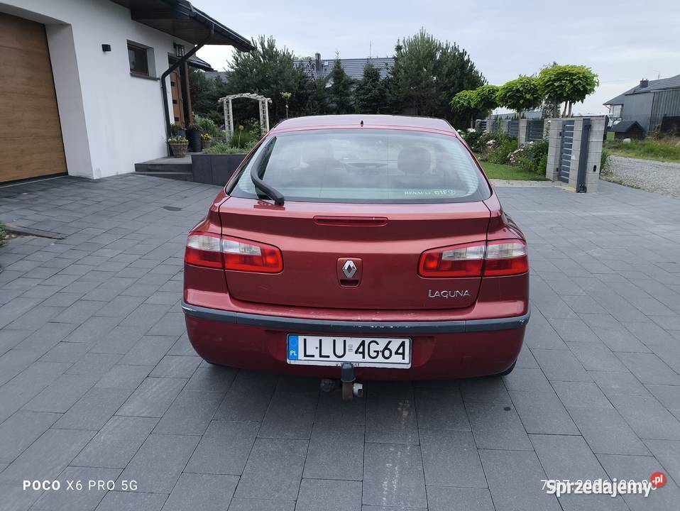 Renault Laguna 18 LPG Rok produkcji 2002 Łuków