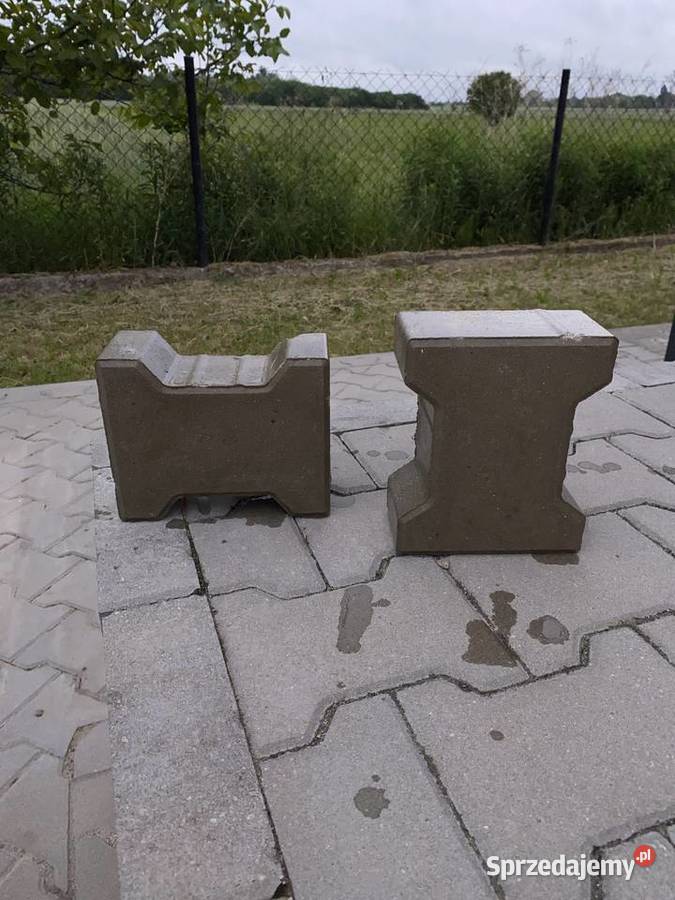 Kostka brukowa betonowa 8 używana szara Ciechanów