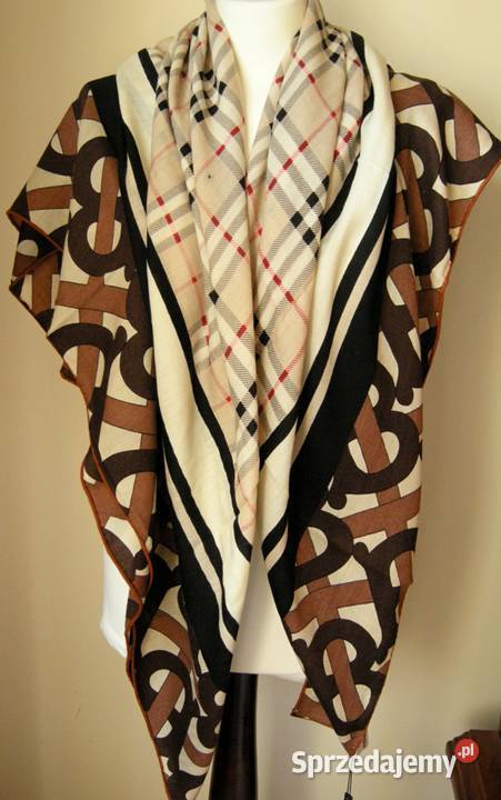 Burberry London lususowa chusta monogram print Kolonia Piaski sprzedam