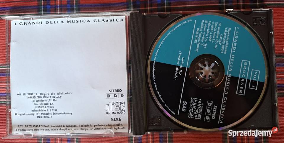 I Grandi Della Musica Classica Bruckner 3CD Kraków