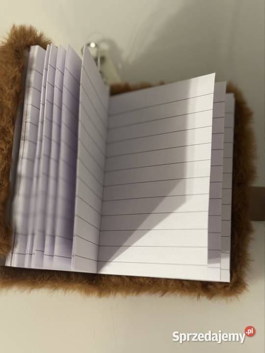 Puszysty mini notes z pieskiem Artykuły szkolne Pruszków sprzedam