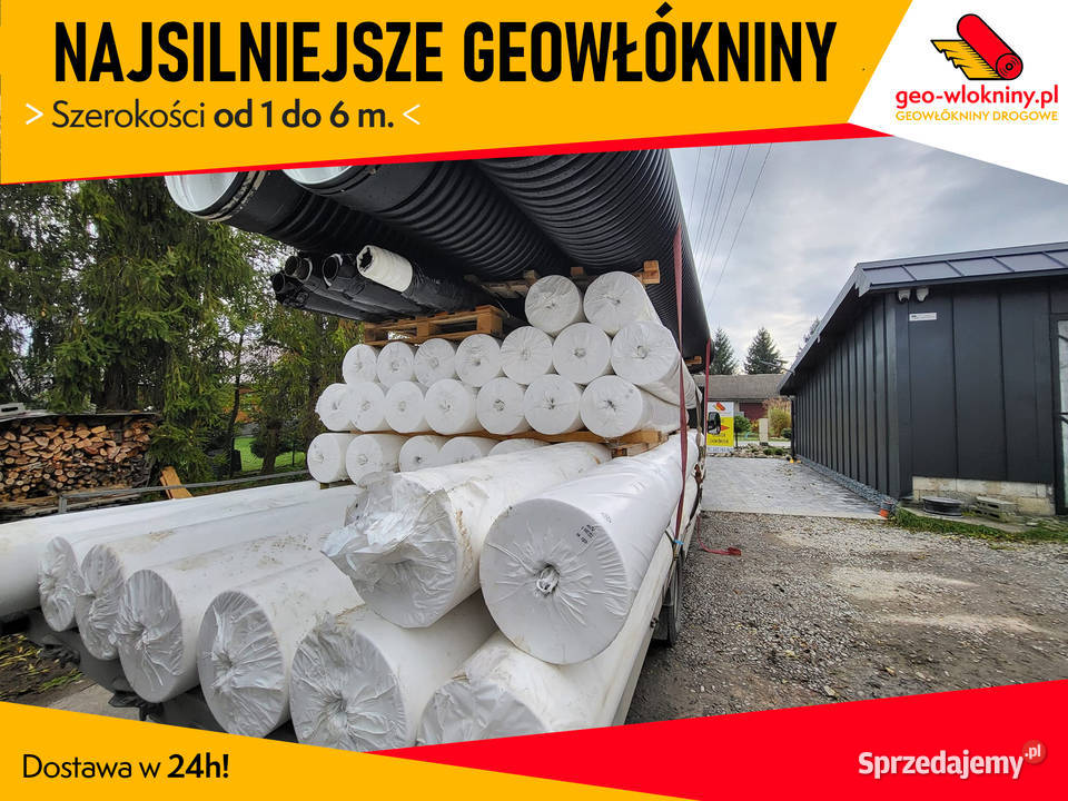 Geowłóknina Geowłókniny PP Polipropylen do 6m Kraków