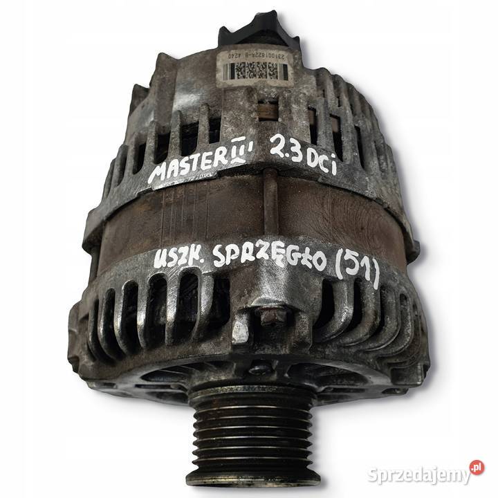 ALTERNATOR Renault Master III 23 DCI 231001822R lubelskie Chełm sprzedam