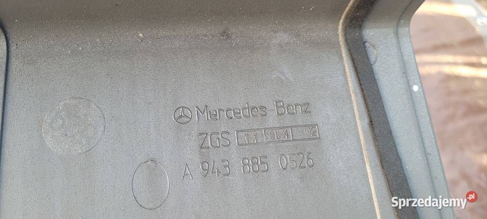 MERCEDES ACTROS STOPIEŃ ŚRODKOWY ZDERZAKA śląskie Ruda Śląska sprzedam