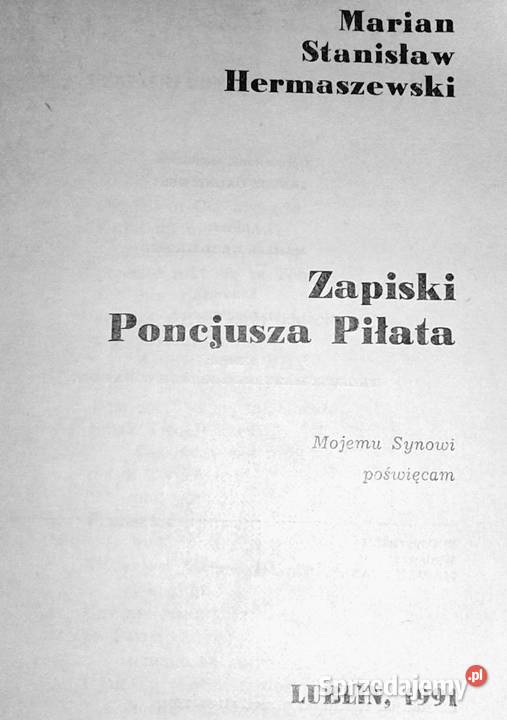 Zapiski Poncjusza Piałata Marian Stanisław Chełm
