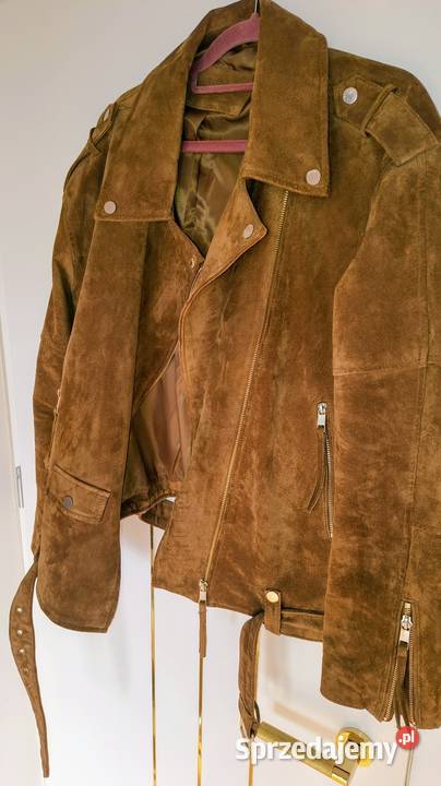 Skórzana zamszowa ramoneska Reserved 42 mazowieckie Warszawa sprzedam