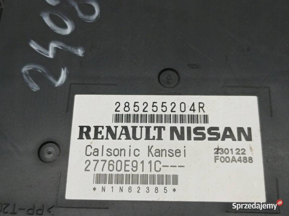 MODUŁ KLIMATYZACJI 285255204R Dacia Sandero III świętokrzyskie