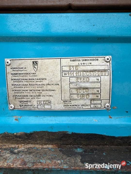 Żuk FS Lublin Izoterma benzyna LPG 1994r