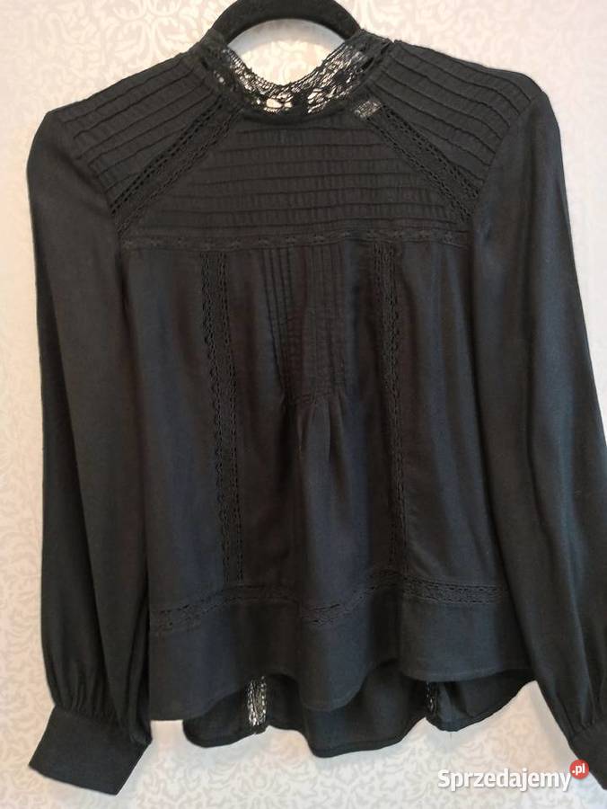 Elegancka Bluzka MANGO Suite haft koronka boho XS Warszawa Nowa biała bluzka mango rozm. s koronka boho Galeria zdjęć