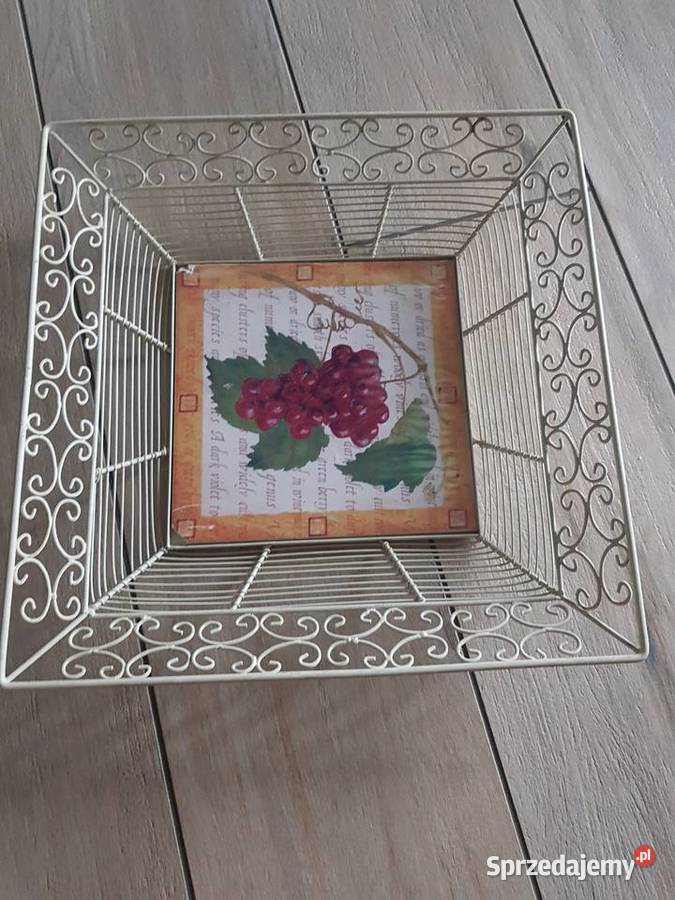 Koszyk metalowy W stylu Prowansji Wola Podłężna