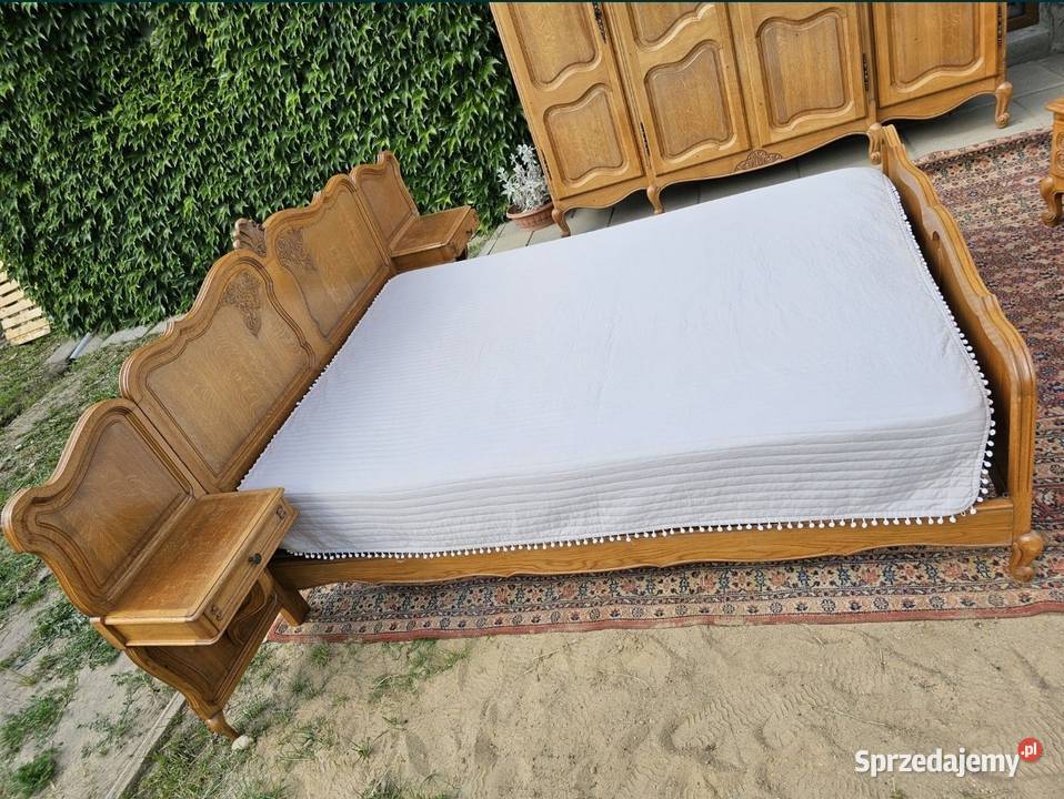 Sypialnia Ludwik szafa łóżko szafki nocne 0cm Brójce