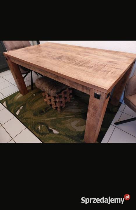 Stół z litego drewna Otmuchów