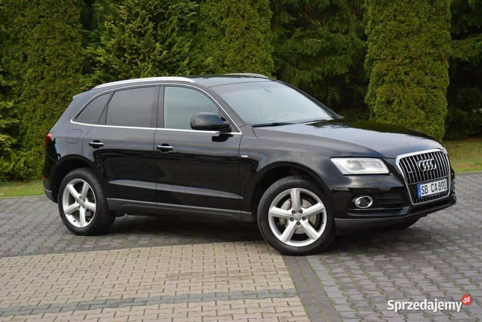 Audi Q5 Lift SLine biXenon Ledy Navi MMI Skóry wielofunkcyjna kierownica mazowieckie Ostrów Mazowiecka