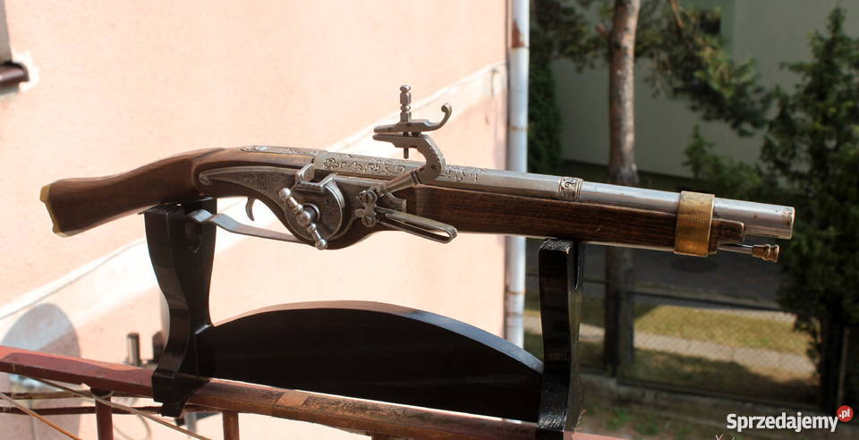 HUSARSKI XVII wCZARNOPROCHOWY PISTOLET Z ZAMKIEM