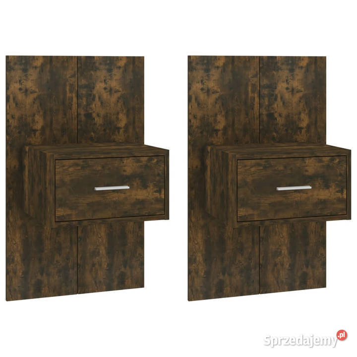Wiszące szafki nocne 2 opalany dąb WM816953 Warszawa