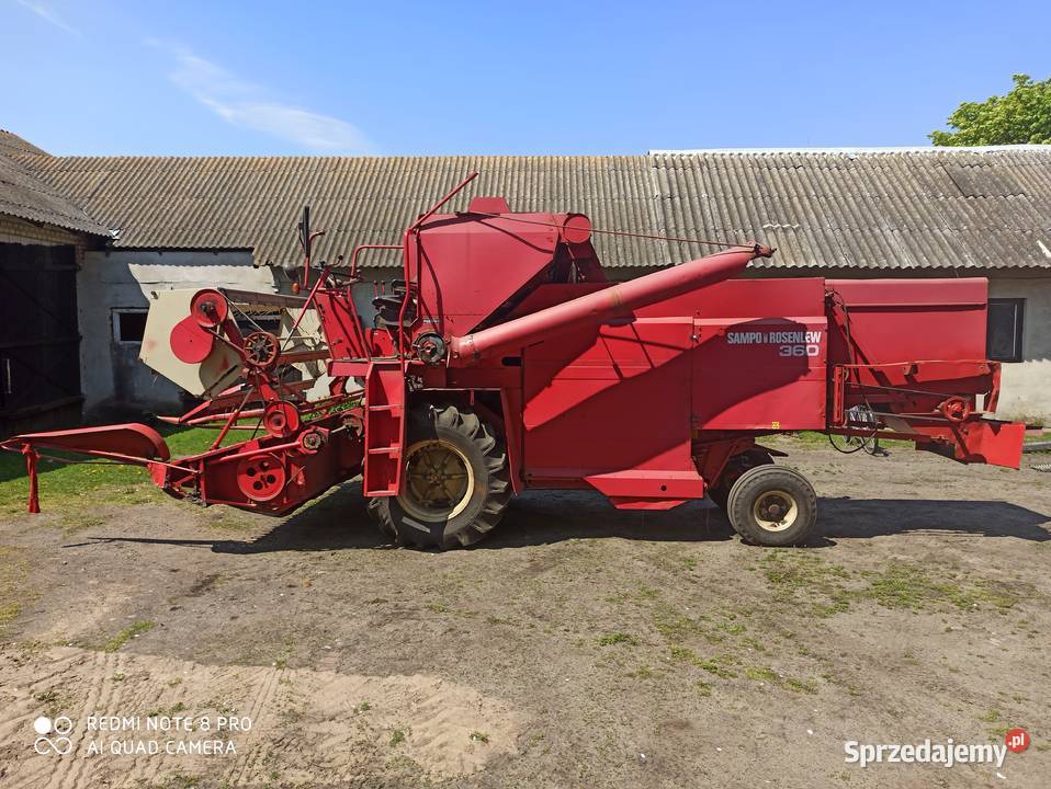 Kombajn zbożowy Sampo 360 lubelskie Paprotnia