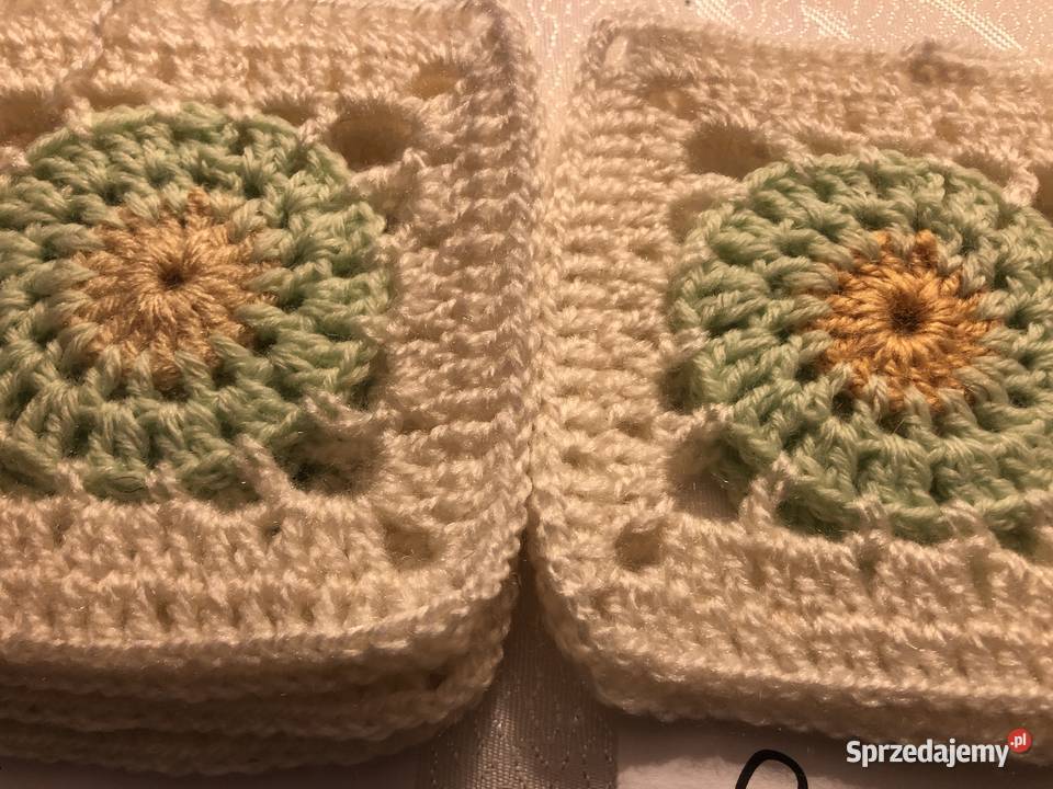 kwadrat babuni pled poduszkanarzuta na Zegrze