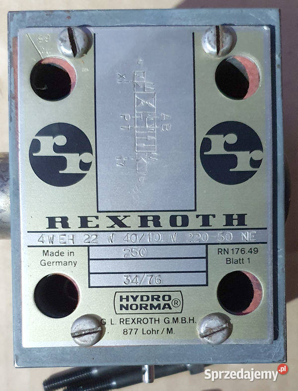 REXROTH HYDRONORMA 4WEH rozdzielacz suwakowy