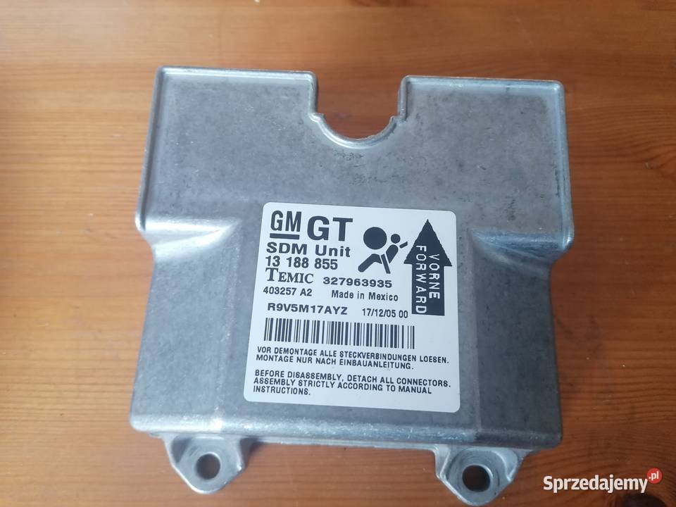 SENSOR AIRBAG PODUSZEK 13188855 OPEL ASTRA 3 III Skwierzyna