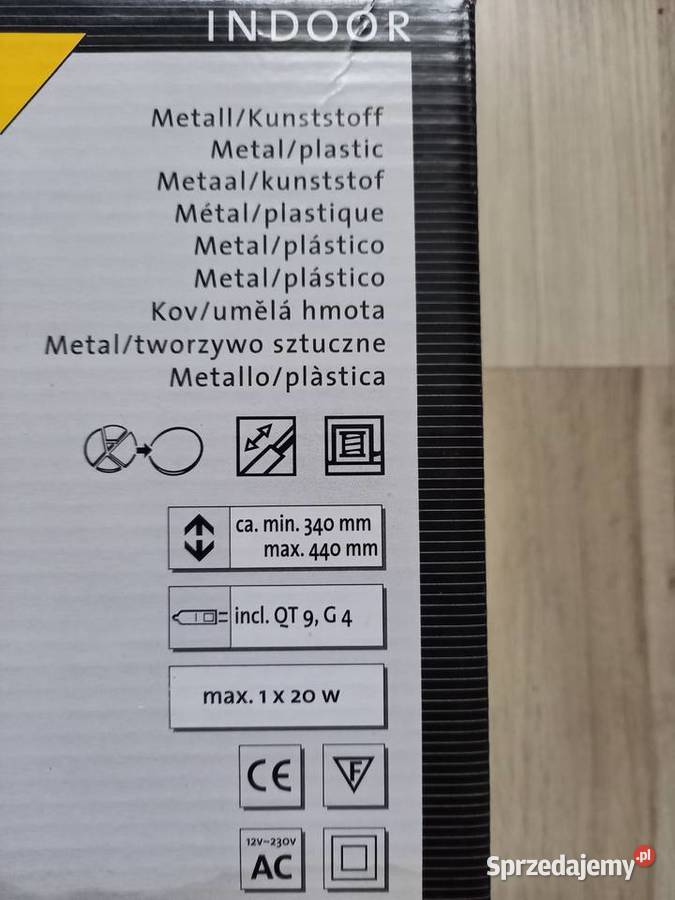 Lampka biurkowa halogen Brilliant nowa
