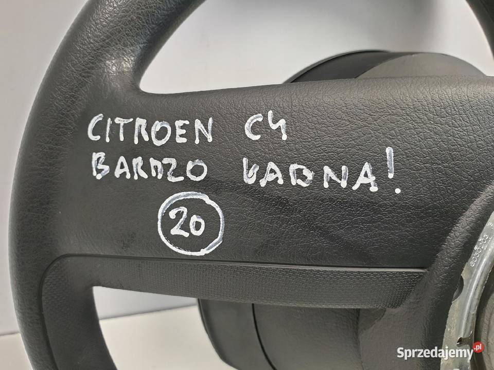 Citroen C4 I KIEROWNICA AIRBAG PODUSZKA KIEROWCY lubelskie Rudka