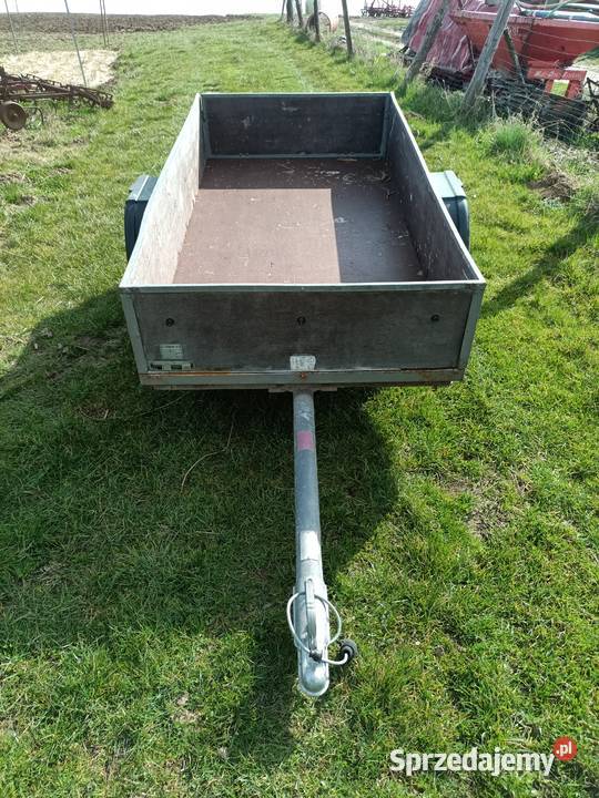 Przyczepka samochodowa DMC 750 burtowe Nysa