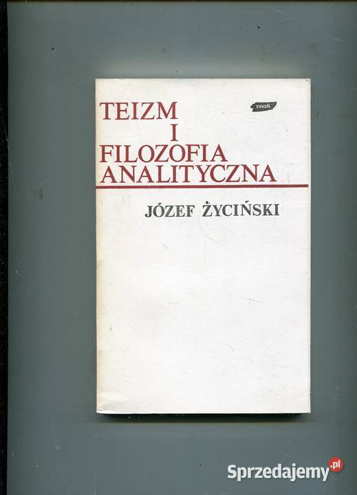 teizm i filozofia analityczna T1 Życiński Szczecin