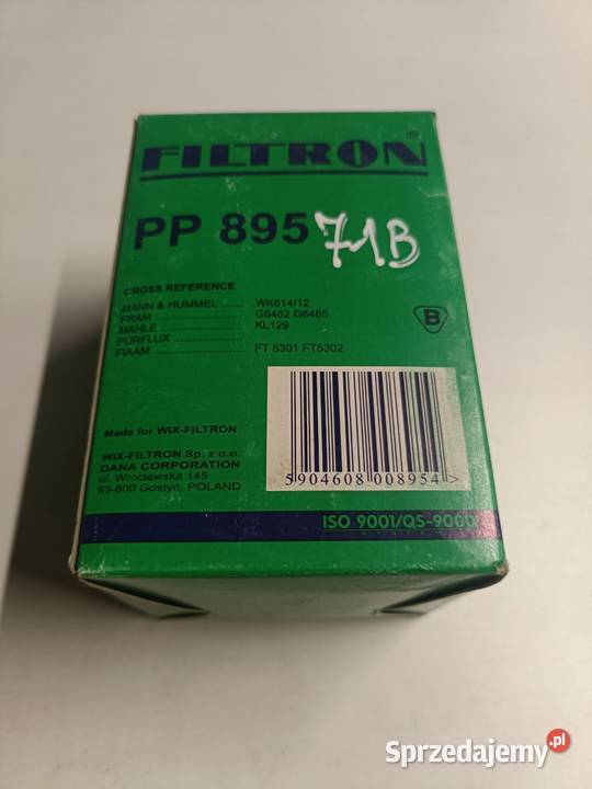 Kia Mitsubishi Toyota FILTR PALIWA PP895 Janów