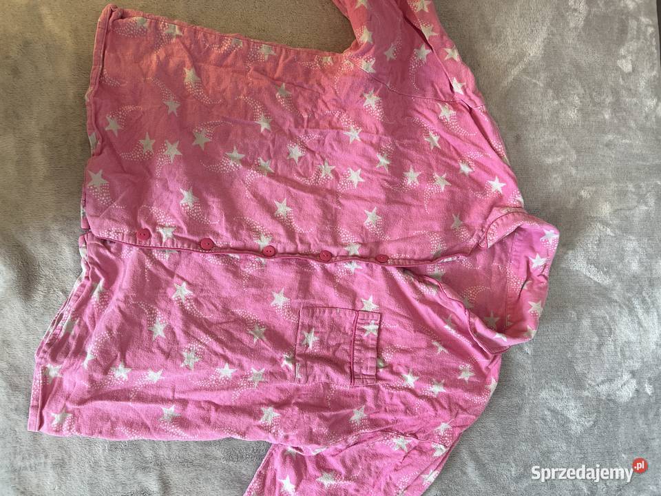 Góra piżamy amerykańska koszula w gwiazdki różowy Jasło