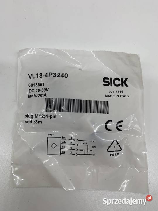 Sick VL184P3240 Czujnik fotoelektryczny Warszawa