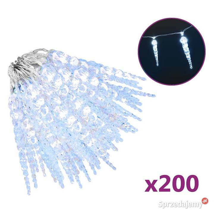 vidaXL Świąteczna lampa sopelkowa 200 diod LED Warszawa