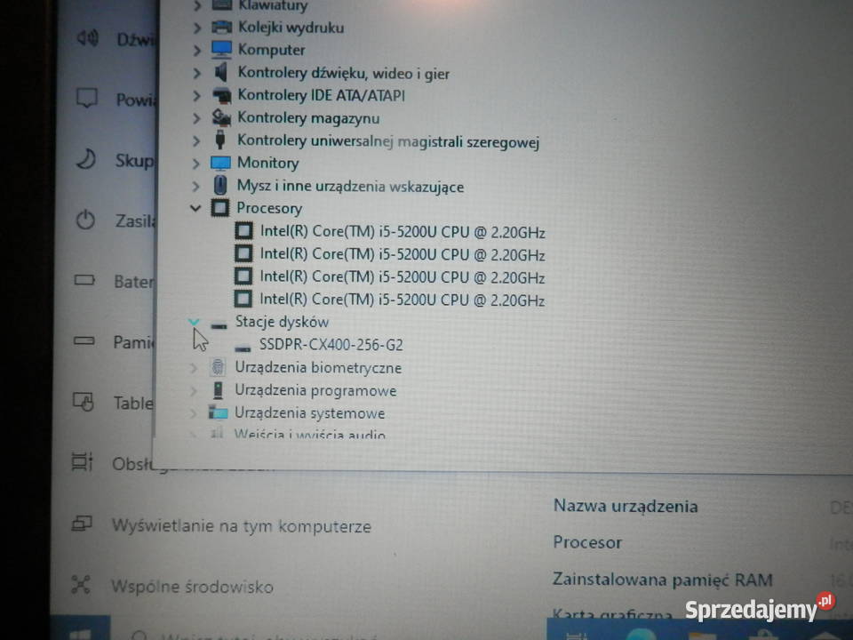 Dell Latitude 3550 i55200U 16GB 256GB SSD Chojnice