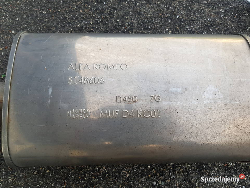 Alfa Romeo Stelvio 22 Diesel wydechowy tył Rok produkcji 2019 Opole