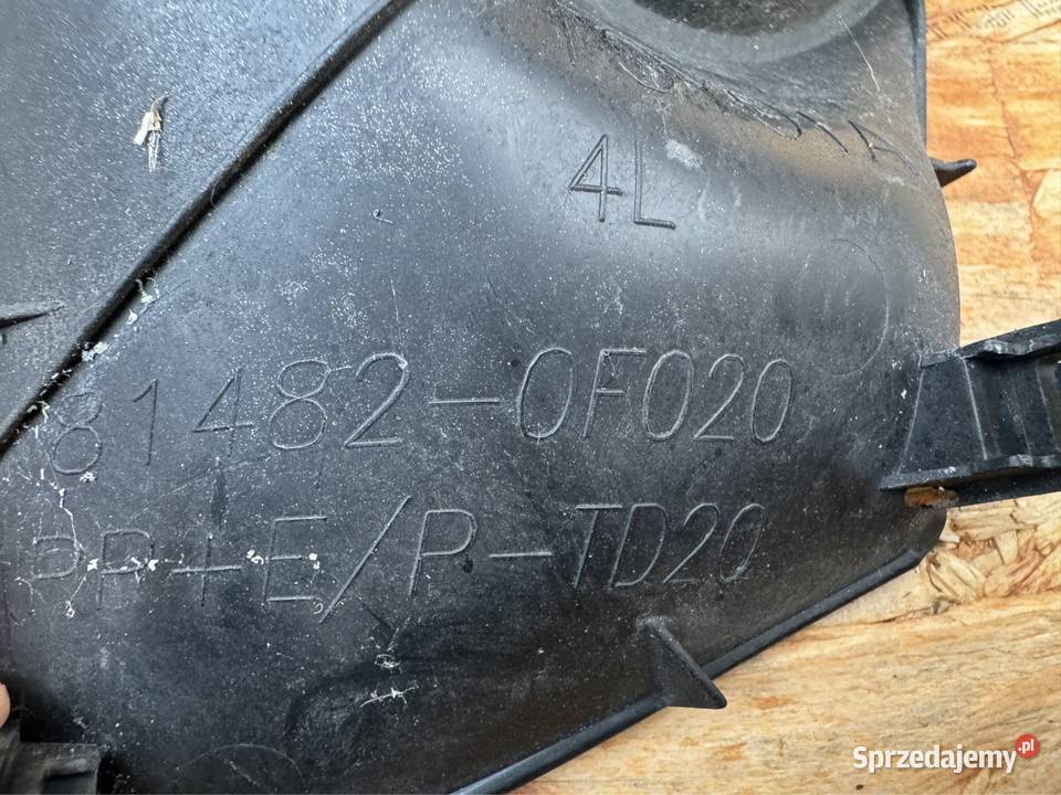 Kratka zderzaka przód pod halogen Toyota verso osobowe wielkopolskie Sieraków