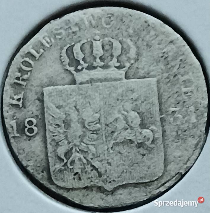 10 Groszy Powstanie Listopadowe 1831 r srebro Konin