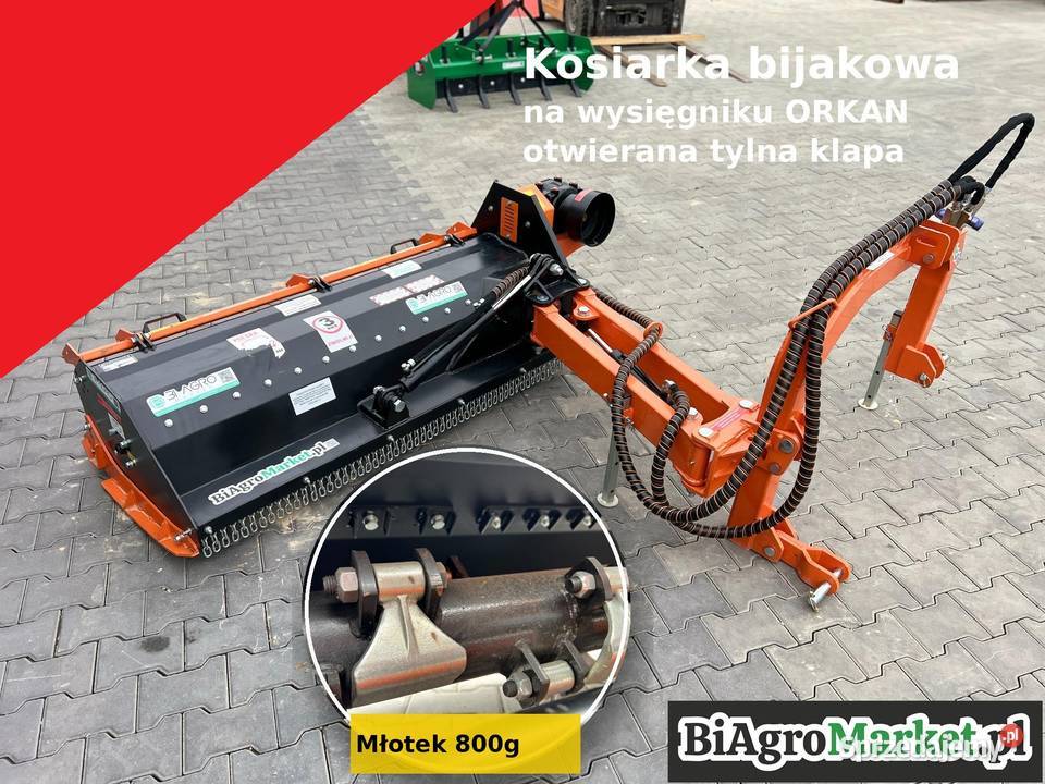 Kosiarka bijakowa boczna na pantografie 105125 Bijakowe Nowy Sącz