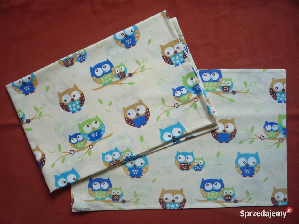 Pościel dziecięca do łóżeczka bawełna Sowy Pościel i kocyki Szczecin
