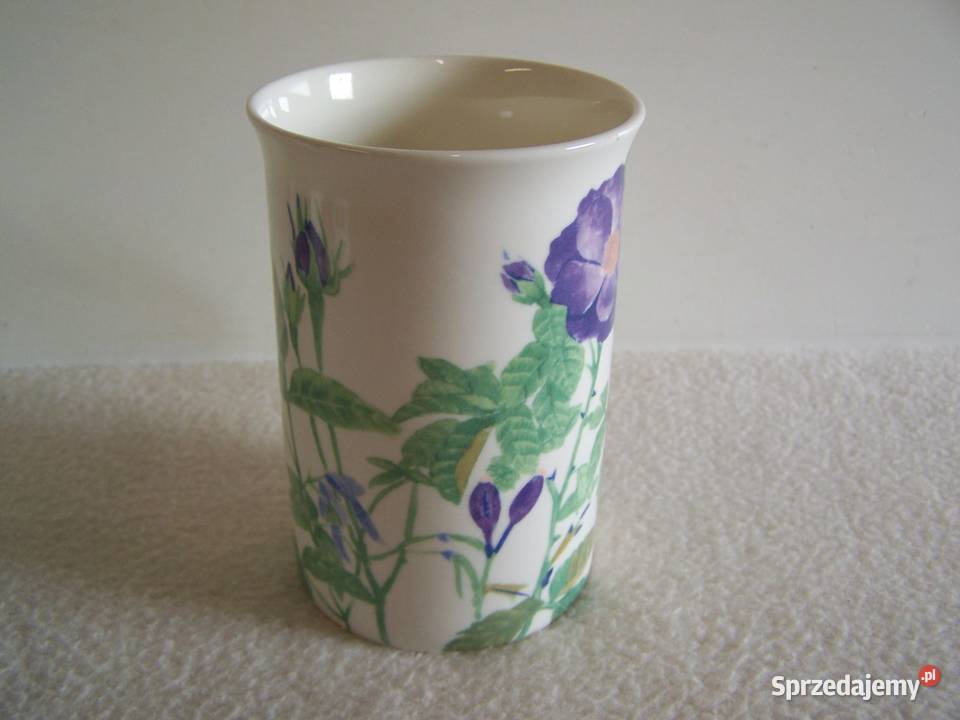Kubek porcelanowy Siaki kwiaty zachodniopomorskie Koszalin sprzedam