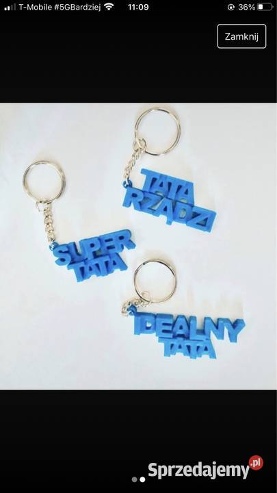 Breloczek na Dzień Ojca Tata Sławek Dodatki wielkopolskie Kłodawa