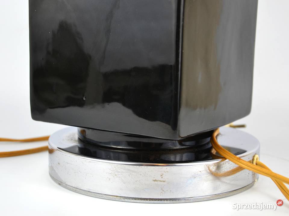 Lampa stołowa ceramika chrom Maison Barbie sprzedam