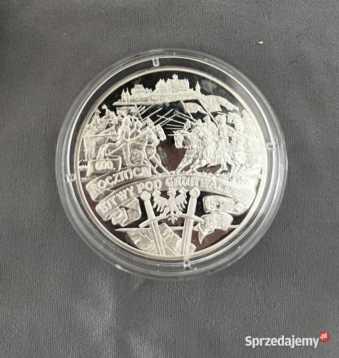 Srebrny Medal Pamiątkowy Władysław II Jagiełło Wołomin