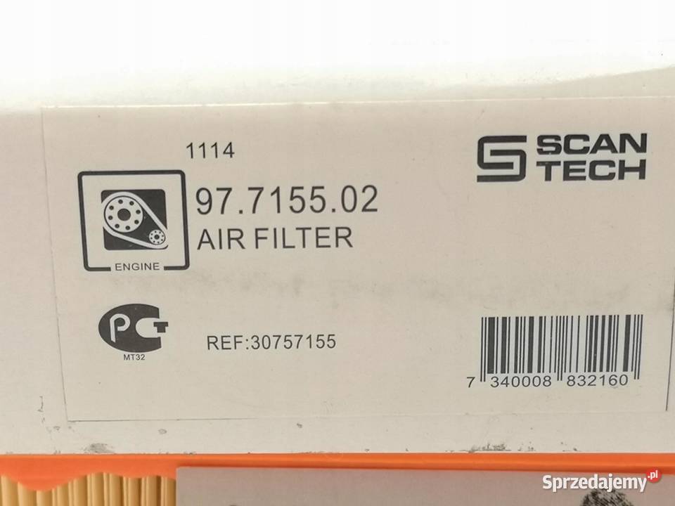 FILTR POWIETRZA VOLVO SC60 V70 V50 V40 SCANTECH