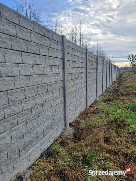 Ogrodzenia betonowe Montaż Transport Głogów