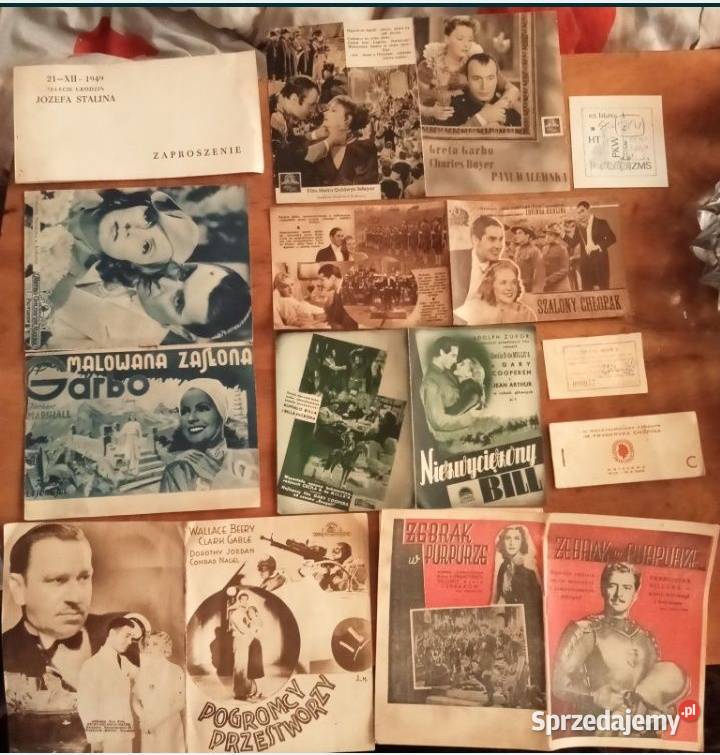 Rozkładówka filmowa reklama PRL l50te Antyki, Sztuka, Kolekcje Grójec